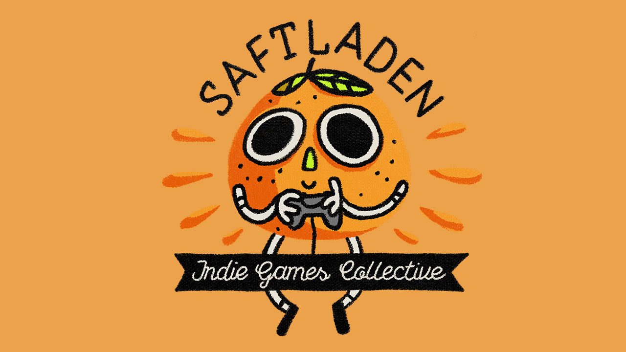 Two Asposians, Robert and Laura fleeing from a creature.